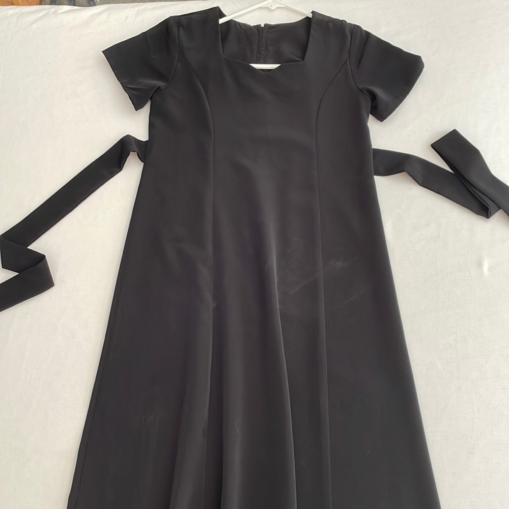 Youth Cousin's Concert Attire Black Sweetheart Neckline Choir Dress